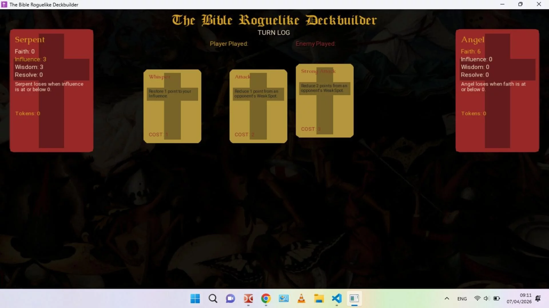 Изображение игры: The Bible Roguelike Deckbuilder