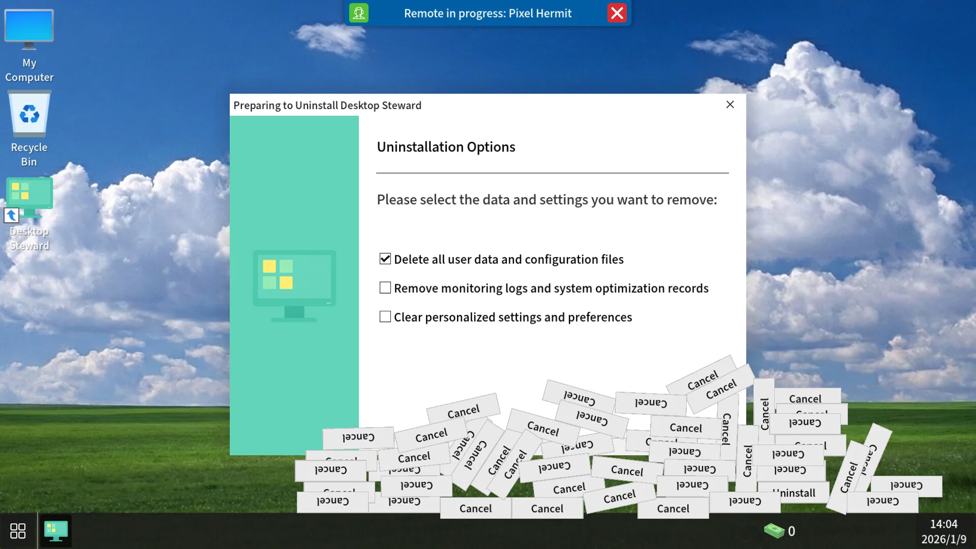 Изображение игры: Uninstall Simulator