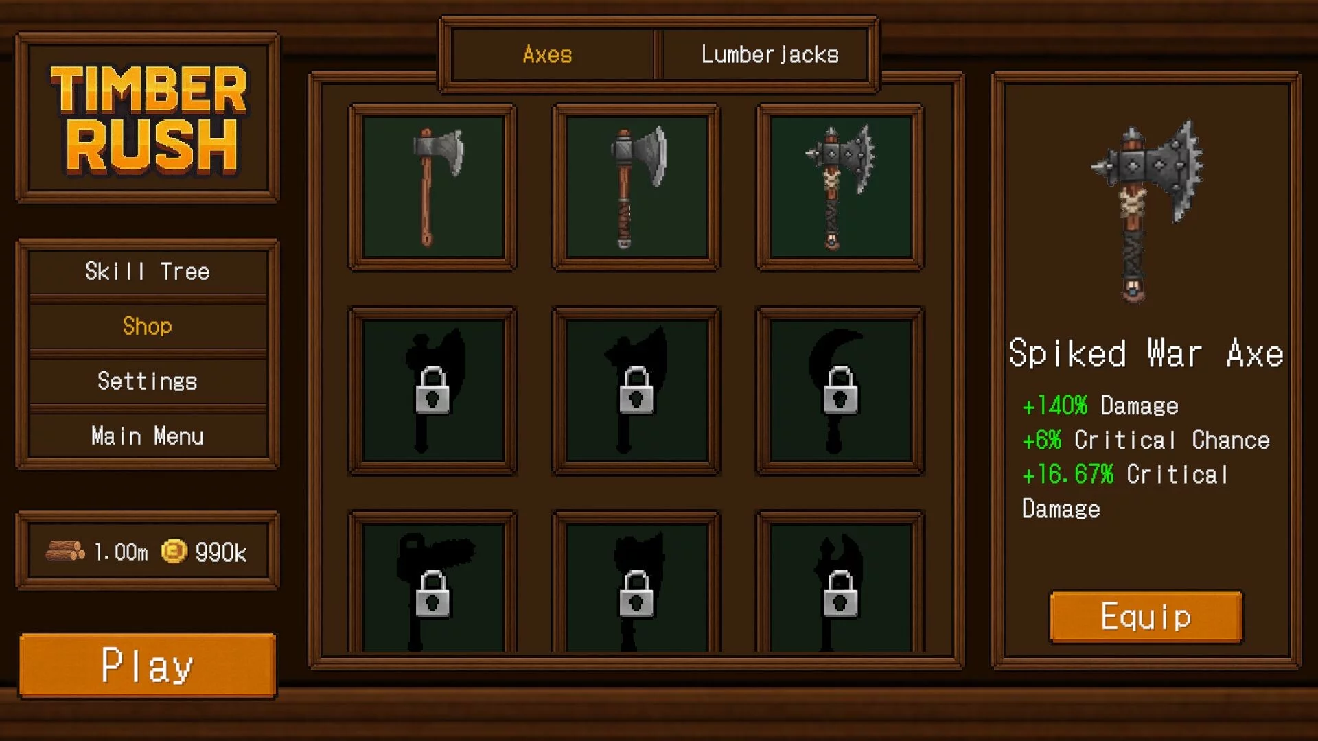 Изображение игры: Timber Rush