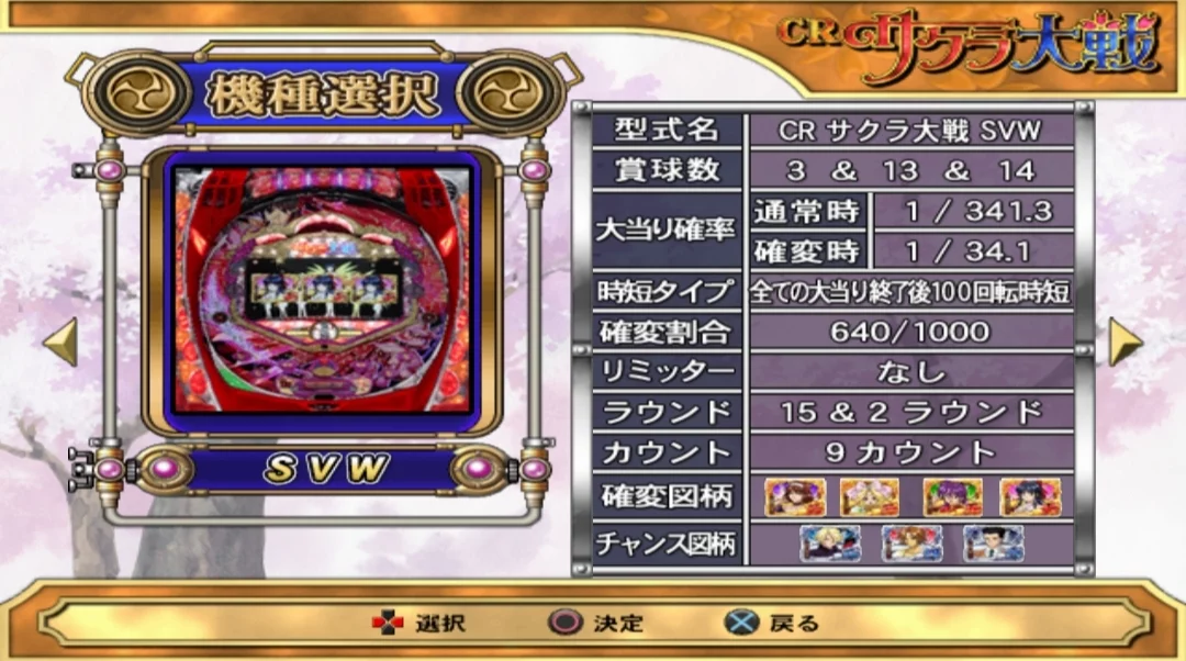 Изображение игры: Jissen Pachinko Hisshouhou! CR Sakura Taisen
