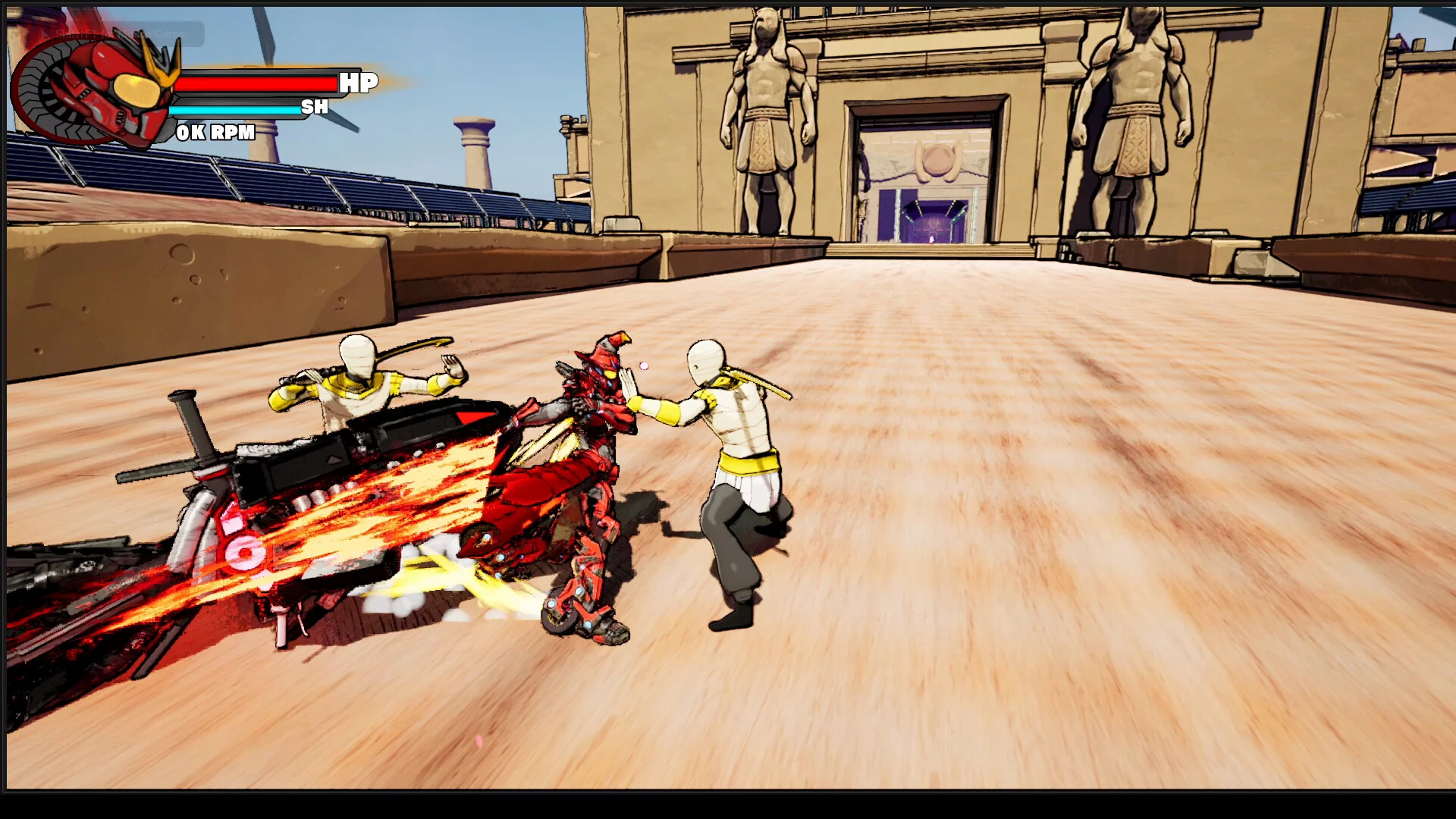 Изображение игры: Kijutsu Rider
