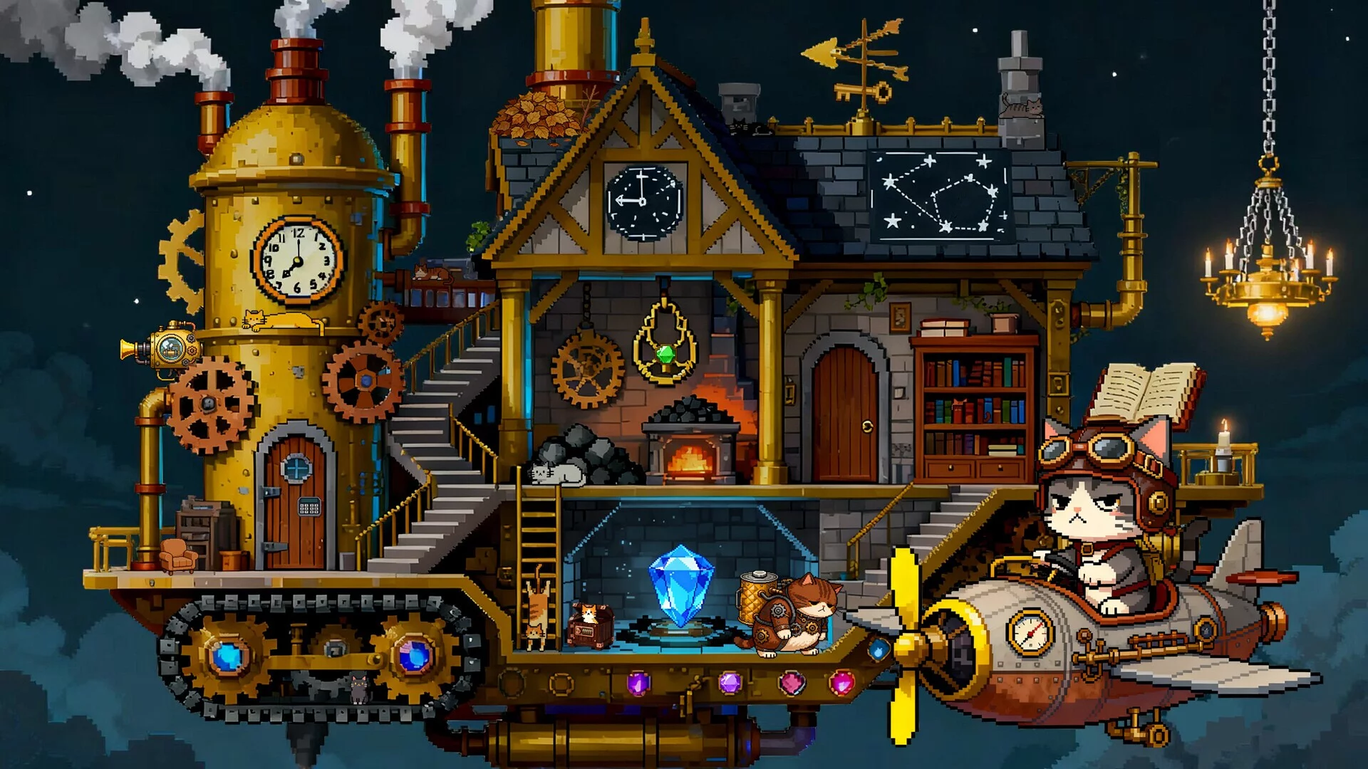 Изображение игры: Find Cats 6 像素猫
