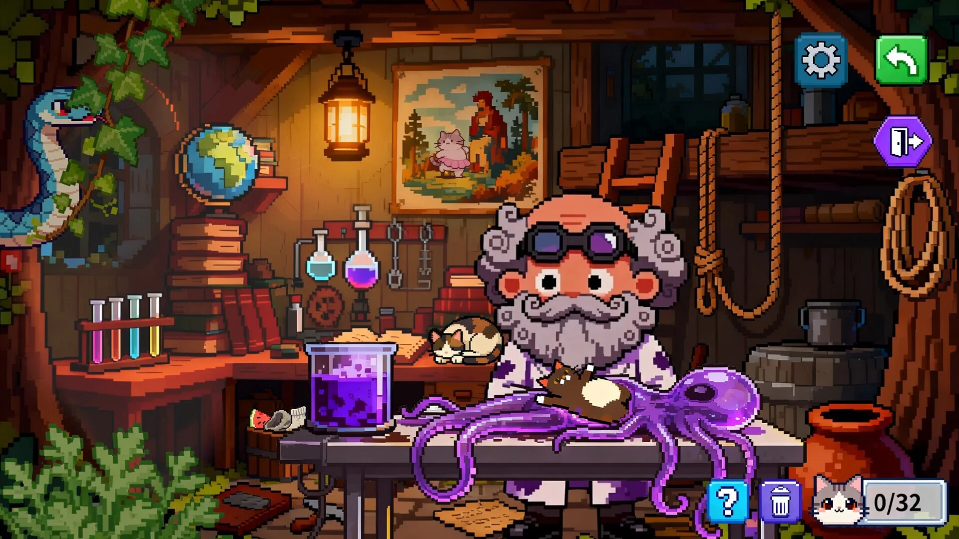 Изображение игры: Find Cats 6 像素猫