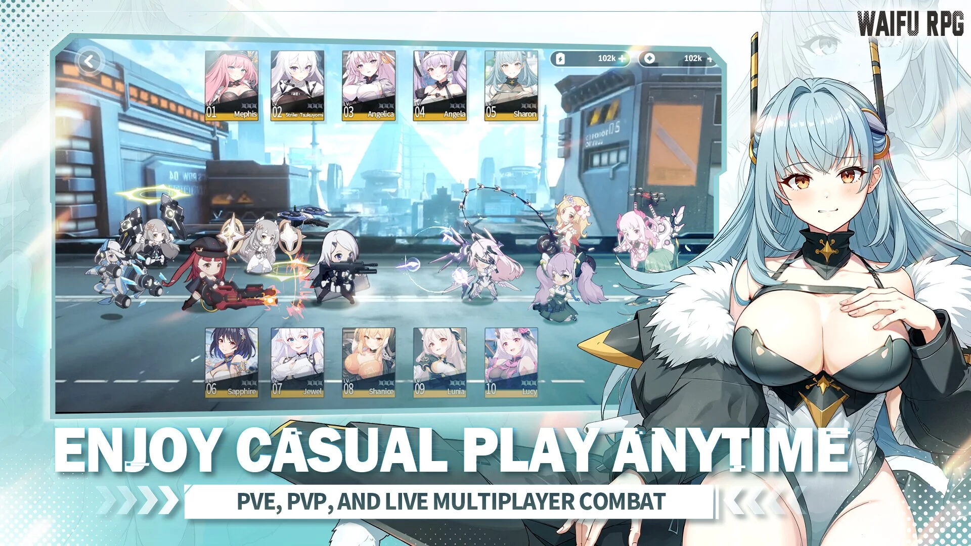 Изображение игры: Goddess of Destiny: Waifu
