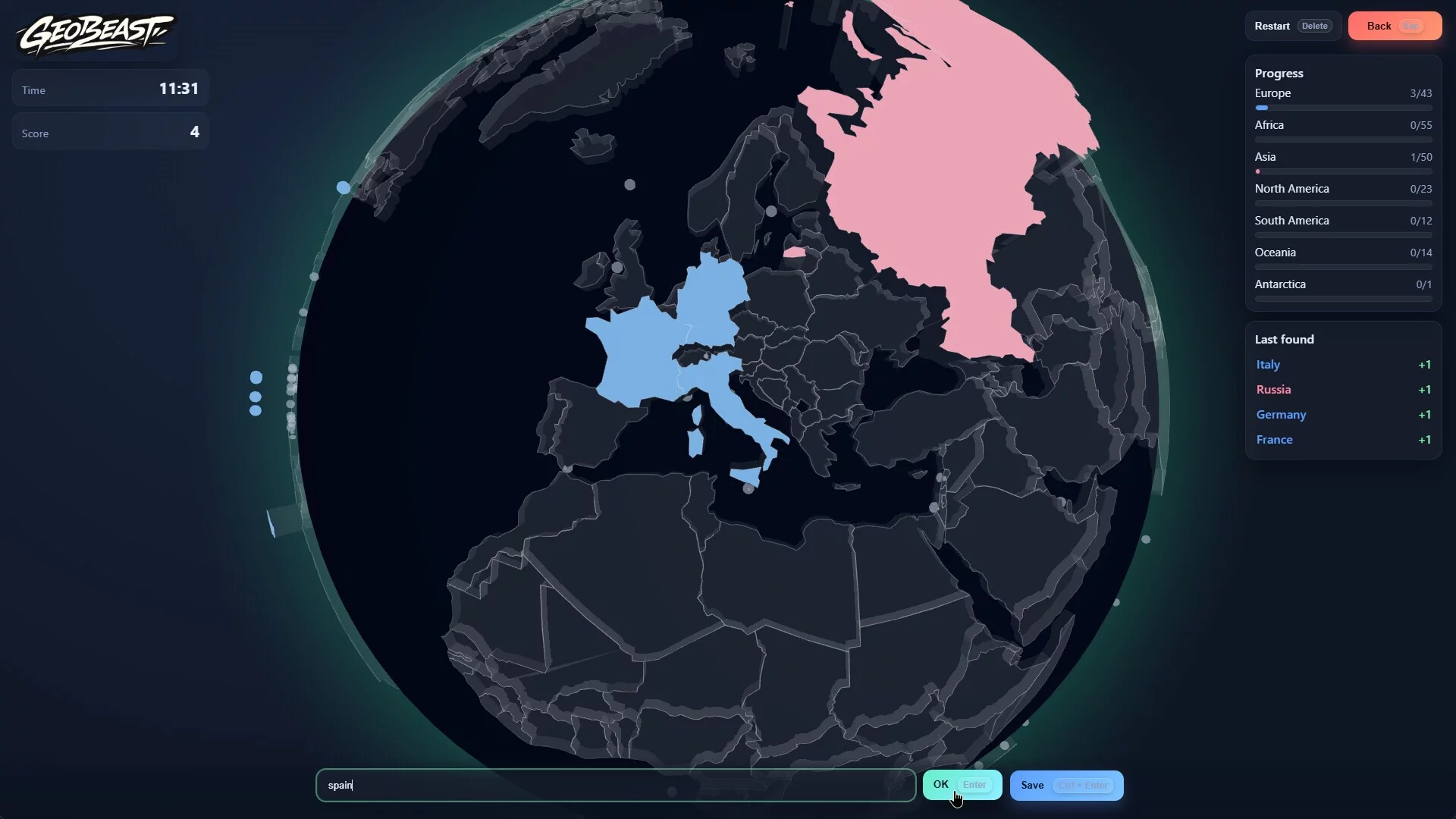 Изображение игры: Geobeast