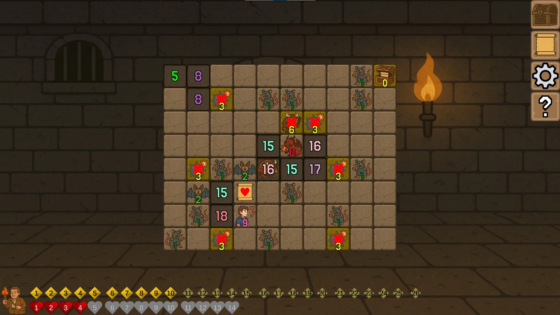 Изображение игры: DungeonSweeper
