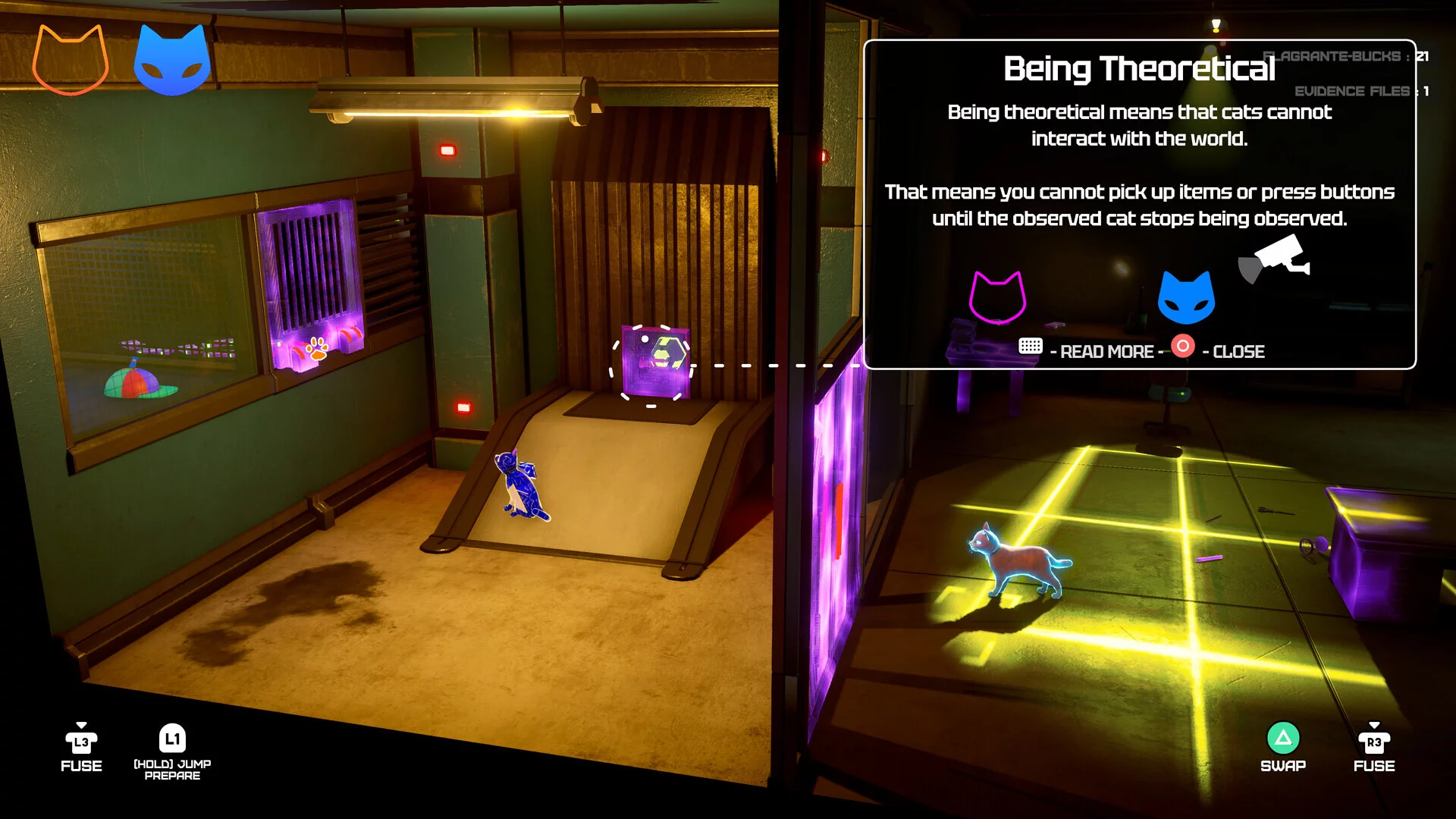 Изображение игры: Schrodinger's Cat Burglar