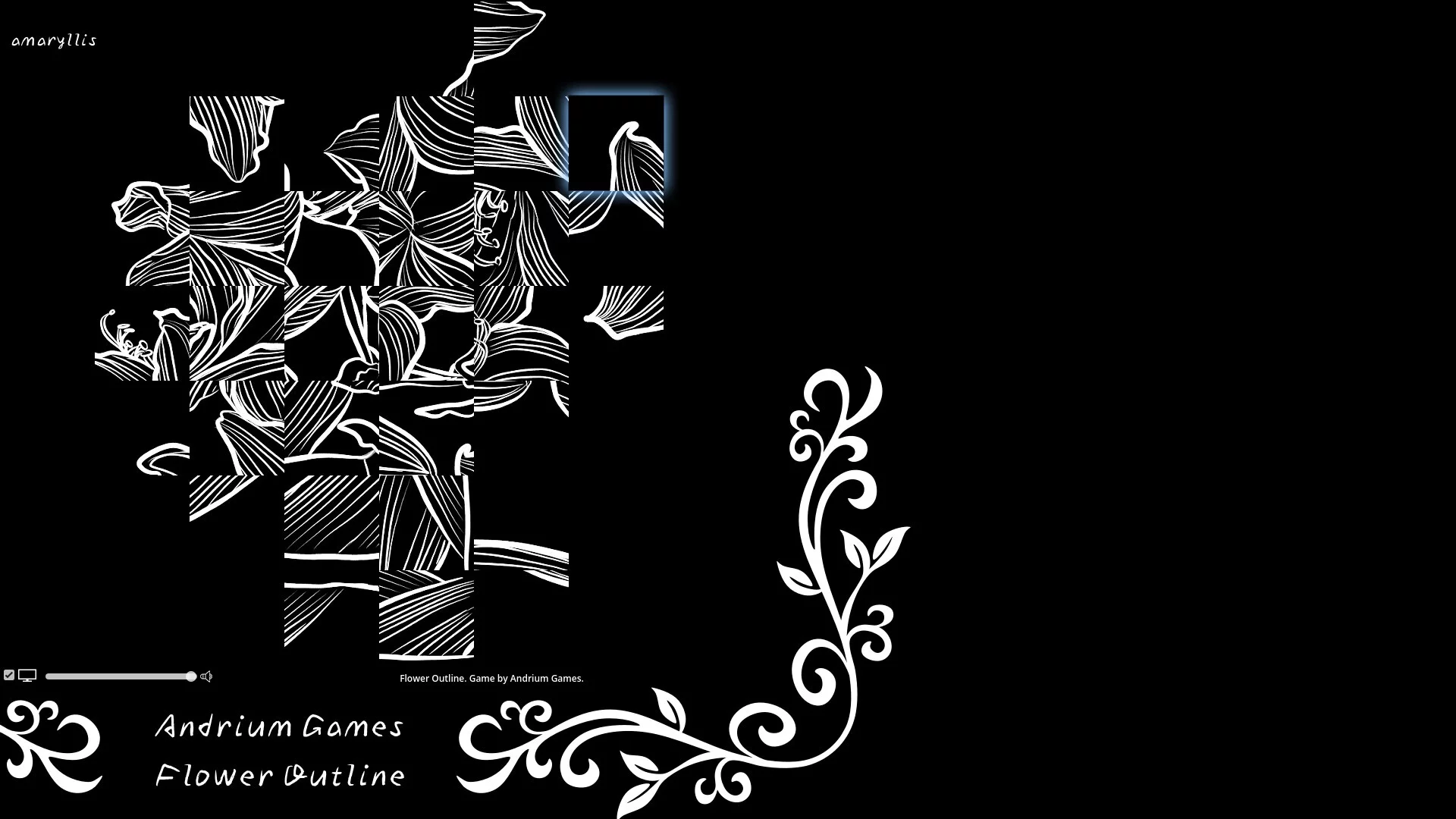 Изображение игры: Flower Outline