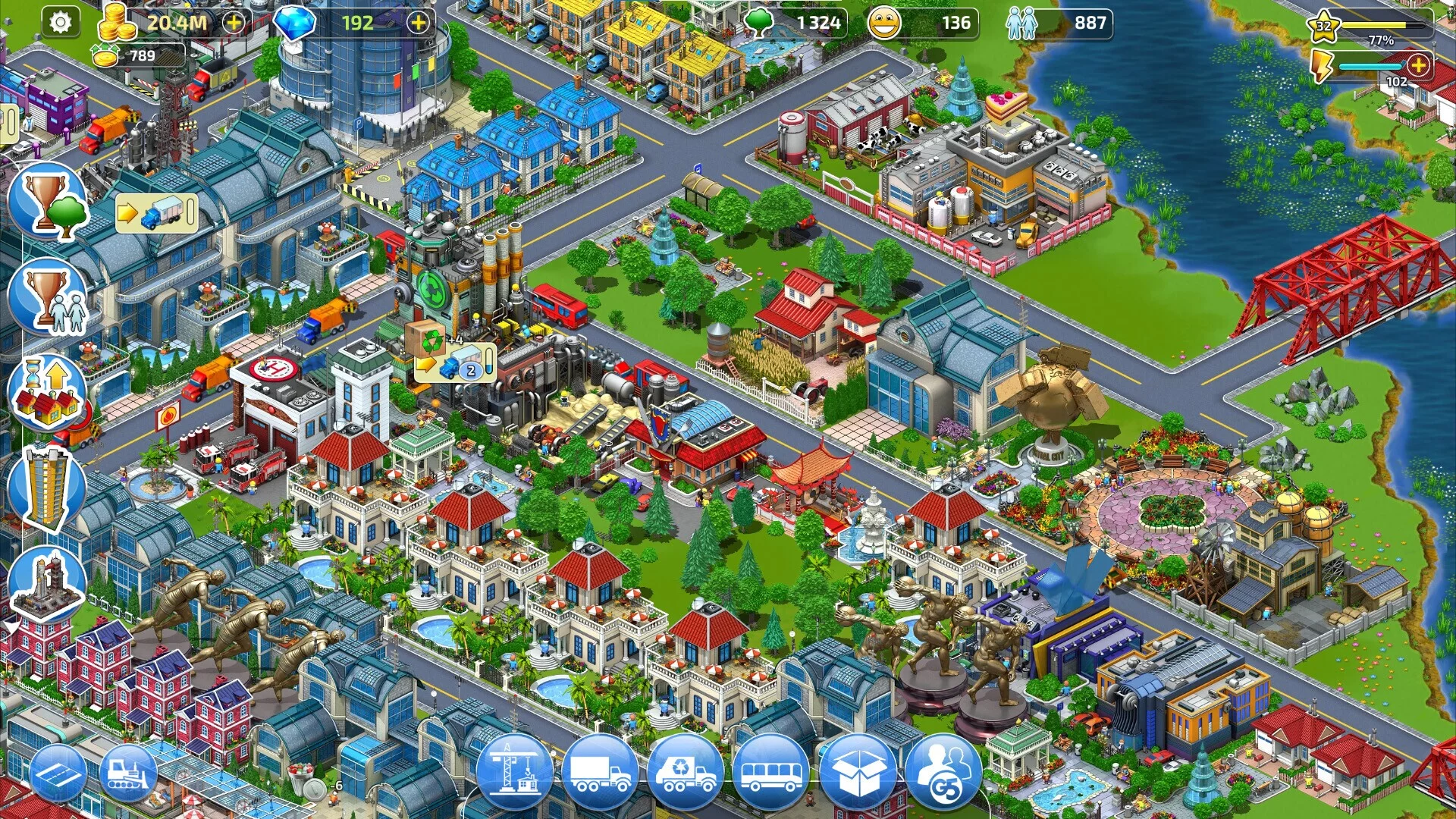 Изображение игры: Virtual City Playground: Build Your Metropolis