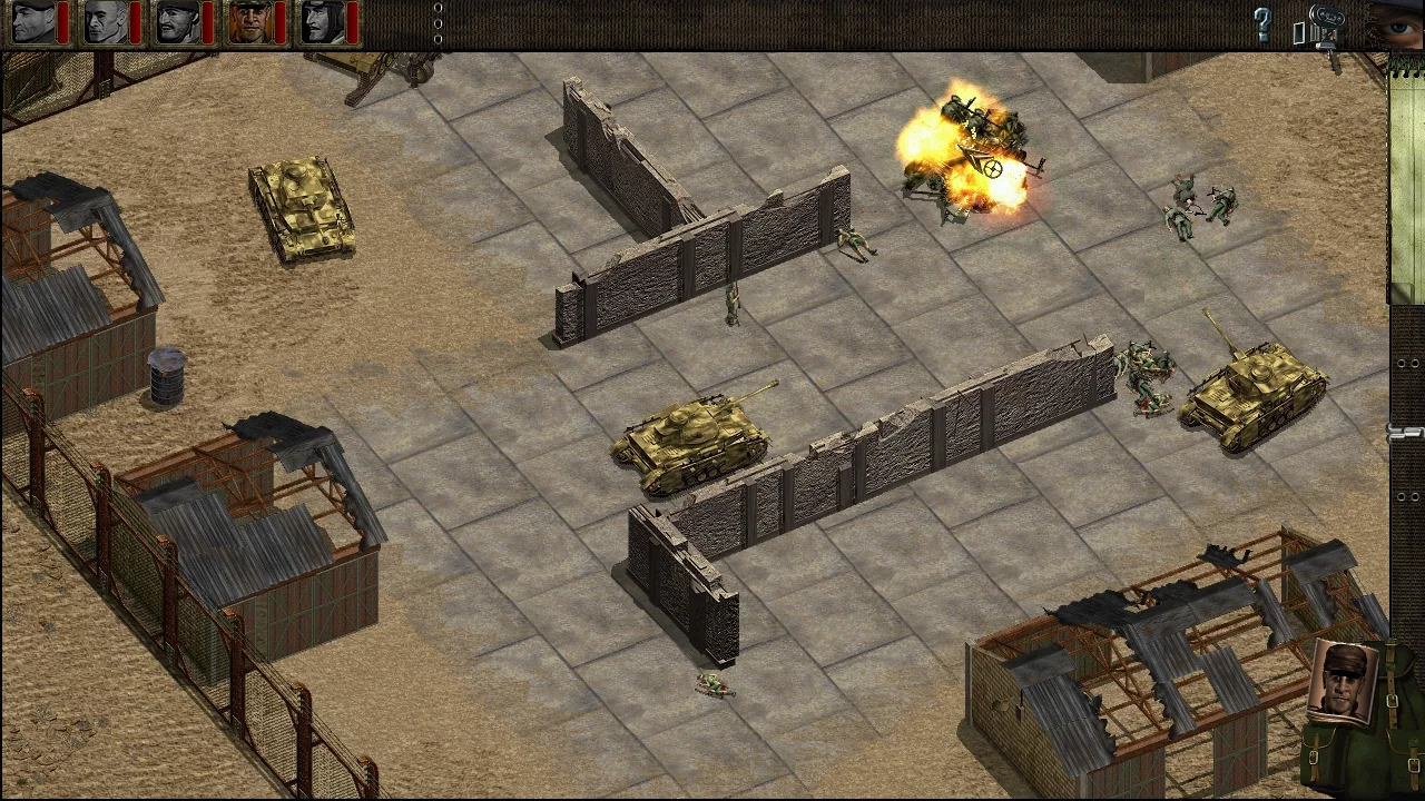 Изображение игры: Commandos: Behind Enemy Lines