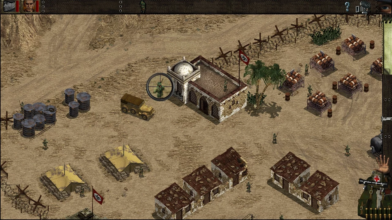 Изображение игры: Commandos: Behind Enemy Lines