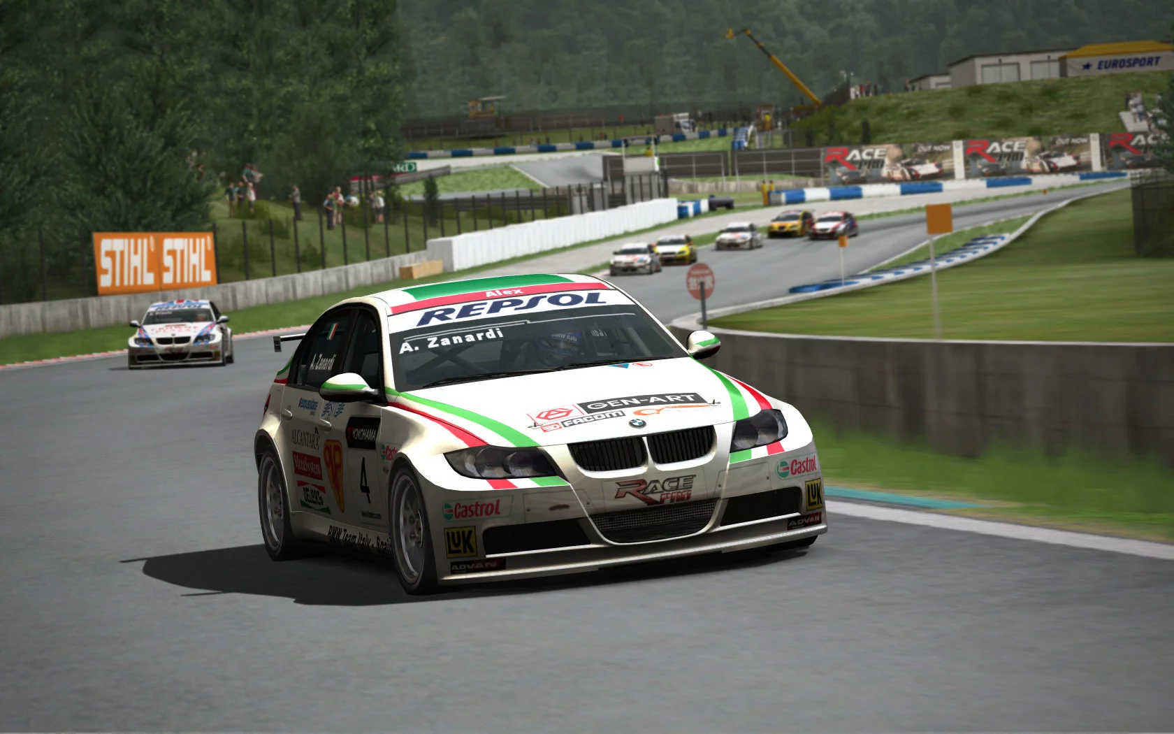Изображение игры: RACE On