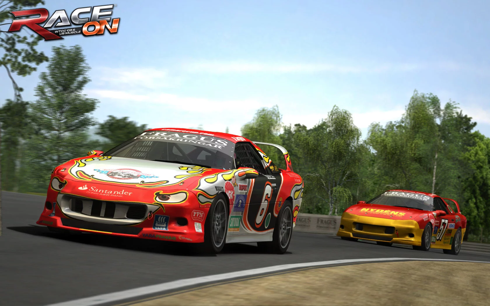 Изображение игры: RACE On