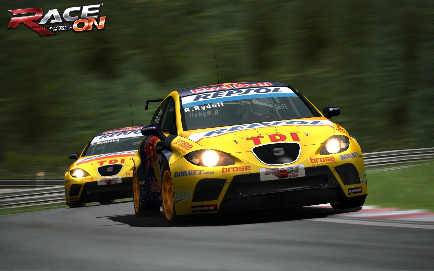 Изображение игры: RACE On
