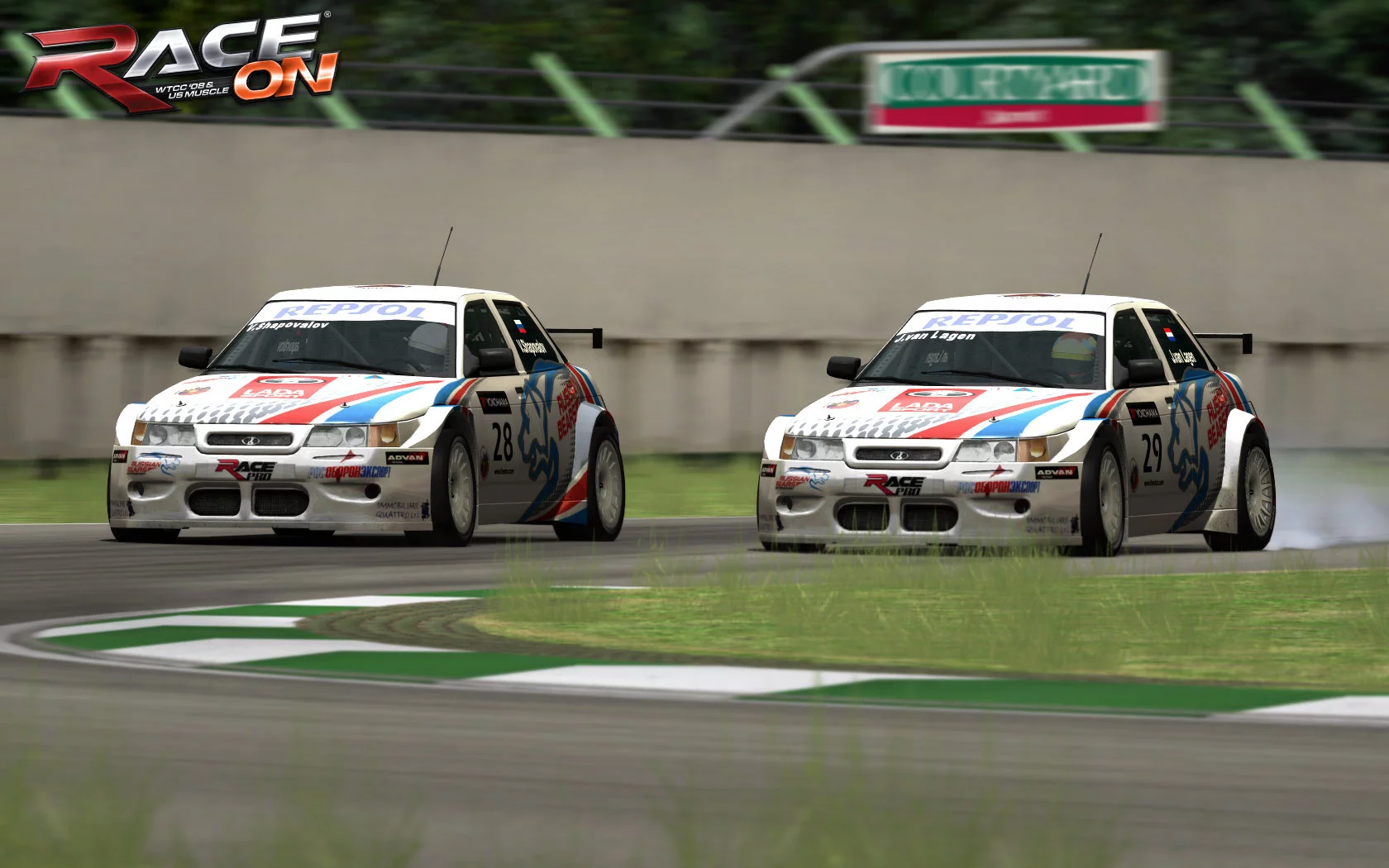 Изображение игры: RACE On