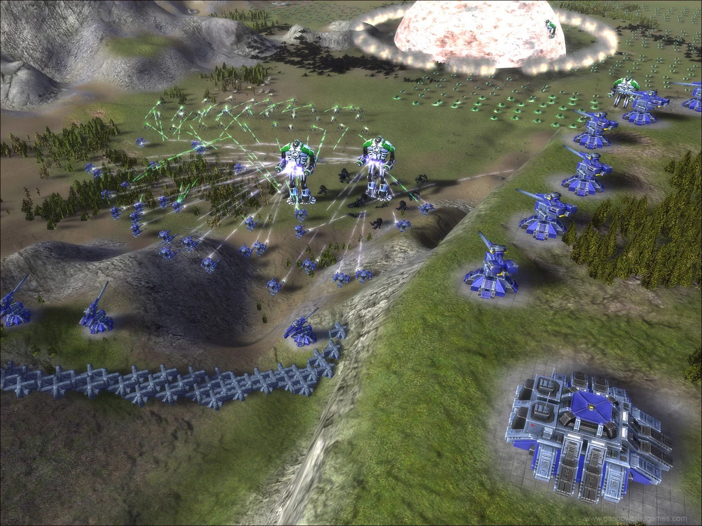 Изображение игры: Supreme Commander