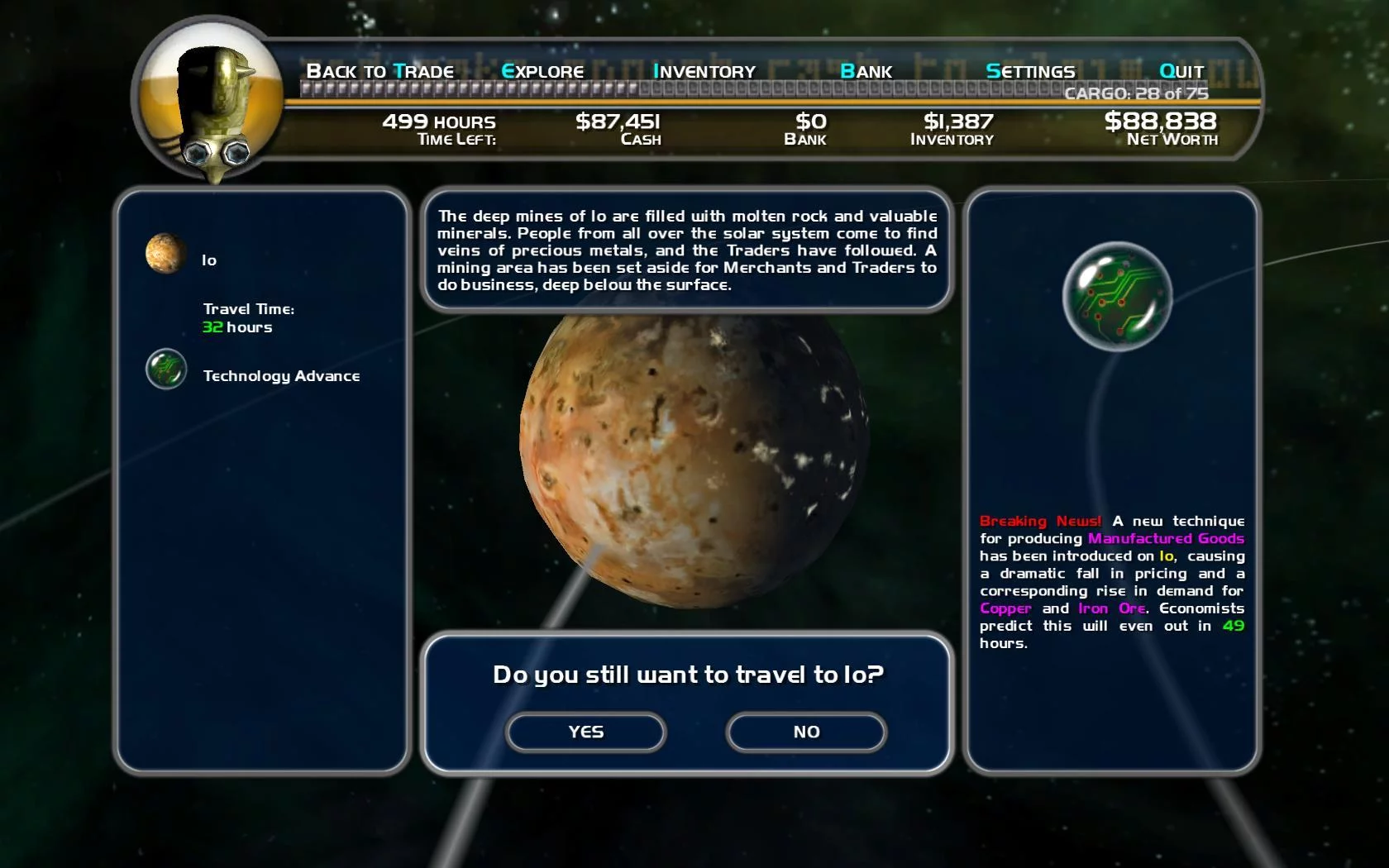 Изображение игры: Space Trader: Merchant Marine