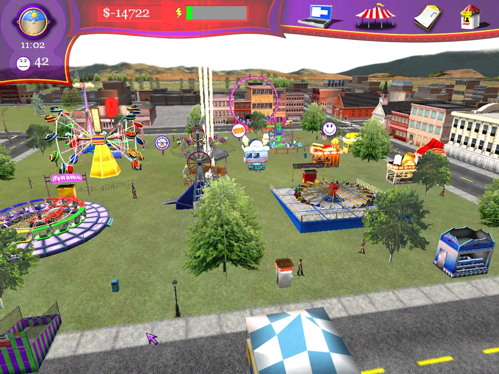 Изображение игры: Ride! Carnival Tycoon