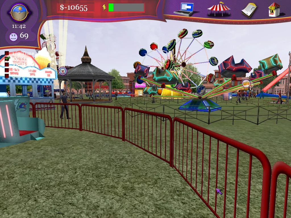 Изображение игры: Ride! Carnival Tycoon