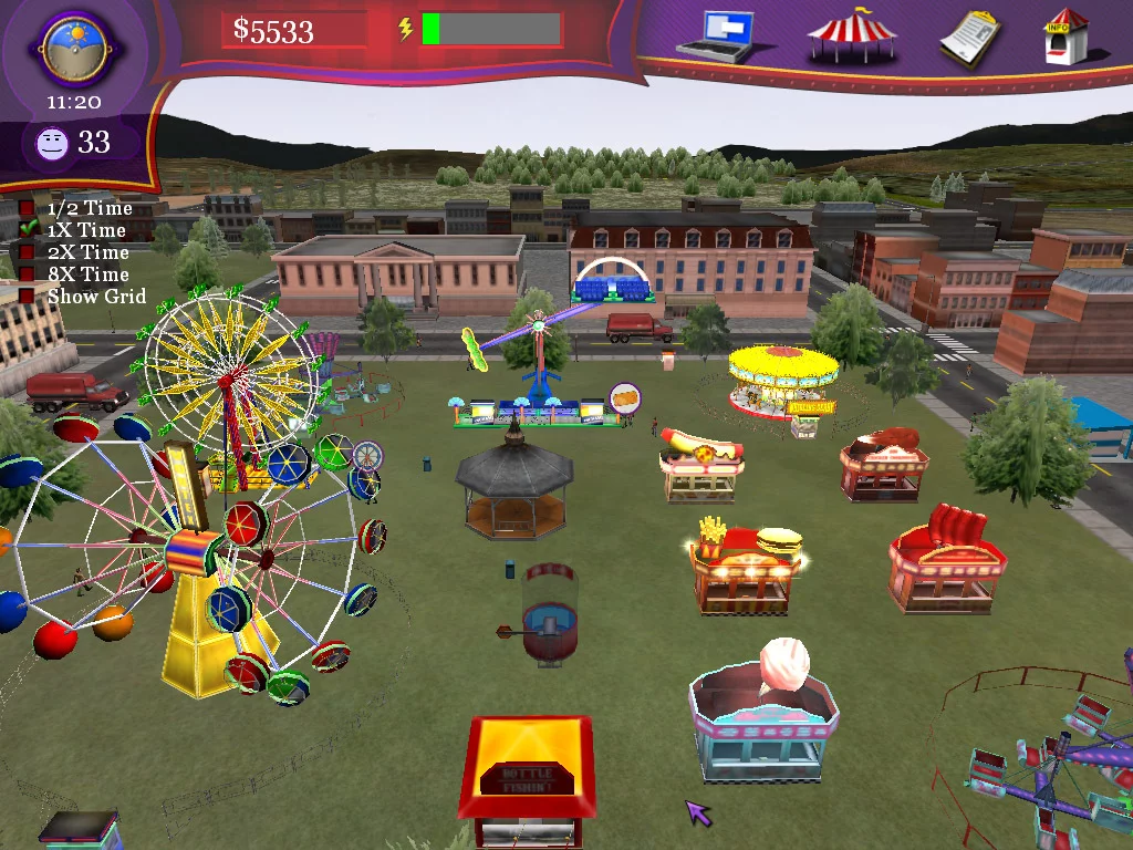 Изображение игры: Ride! Carnival Tycoon
