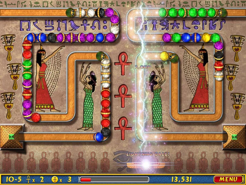 Изображение игры: Luxor Amun Rising