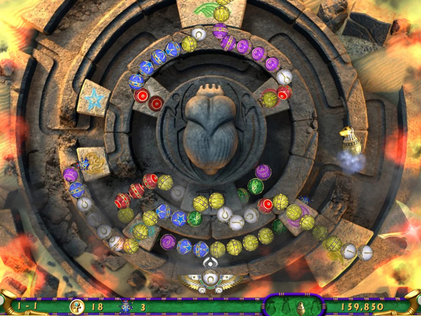 Изображение игры: Luxor 3