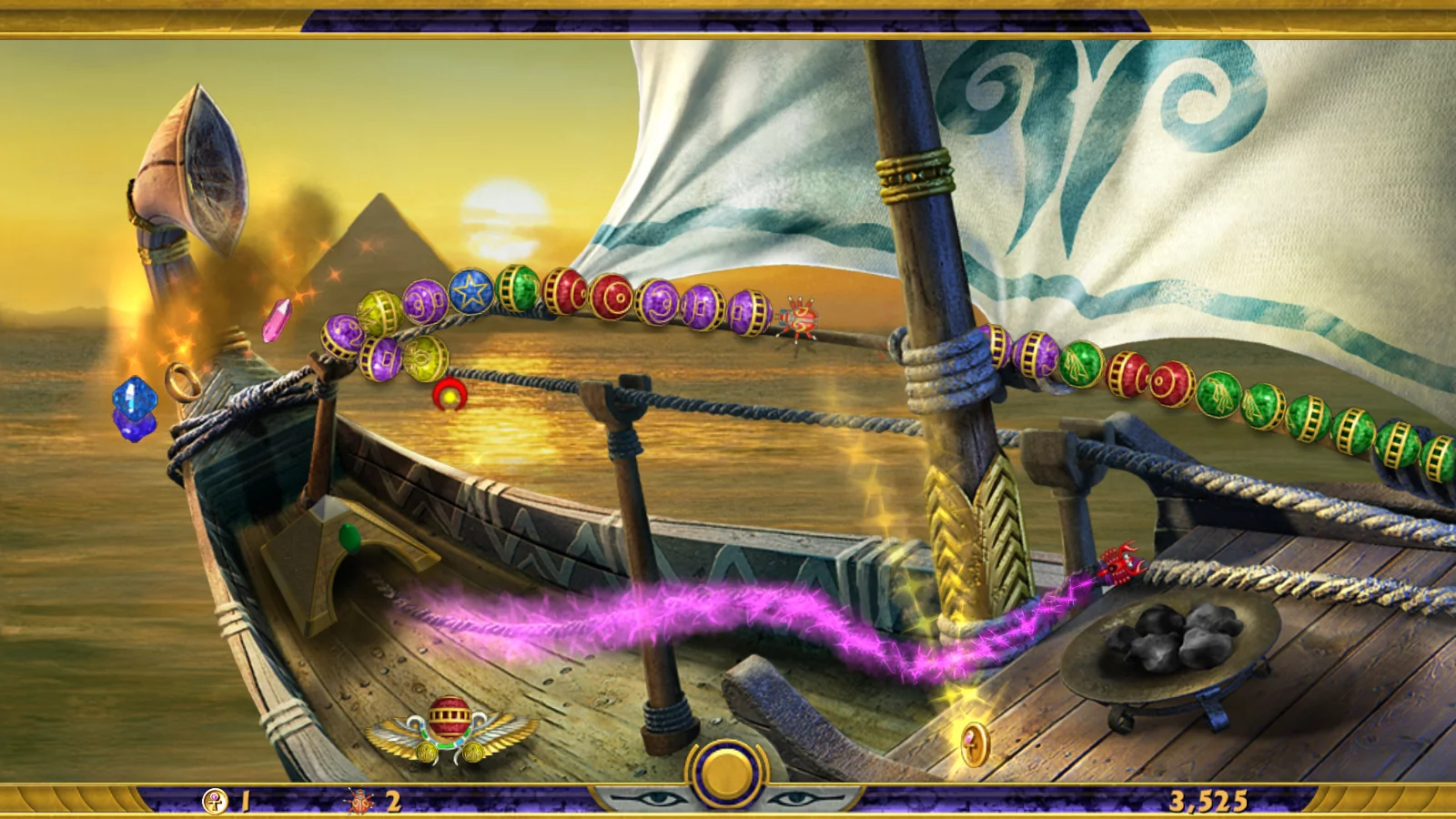 Изображение игры: Luxor: Quest for the Afterlife
