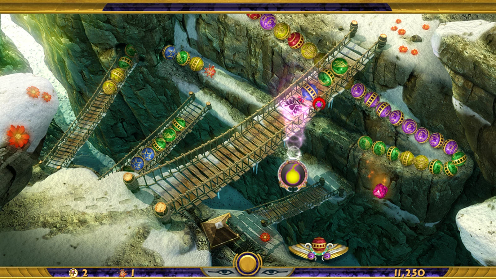 Изображение игры: Luxor: Quest for the Afterlife