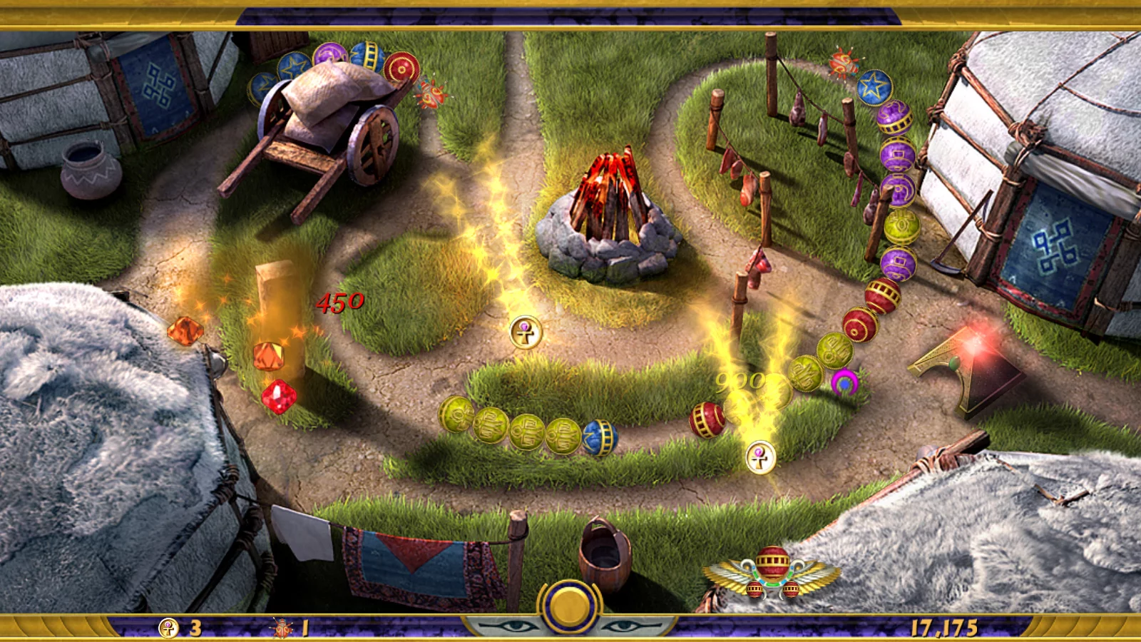 Изображение игры: Luxor: Quest for the Afterlife