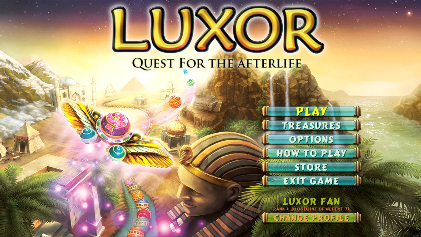 Изображение игры: Luxor: Quest for the Afterlife