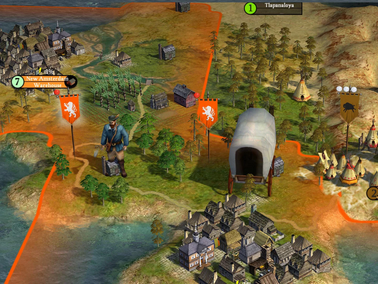 Изображение игры: Sid Meier's Civilization IV: Colonization