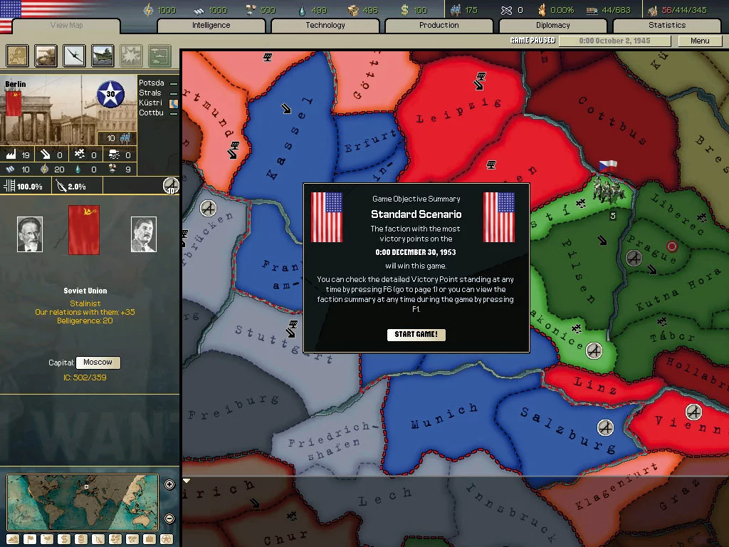 Изображение игры: Hearts of Iron 2 Complete