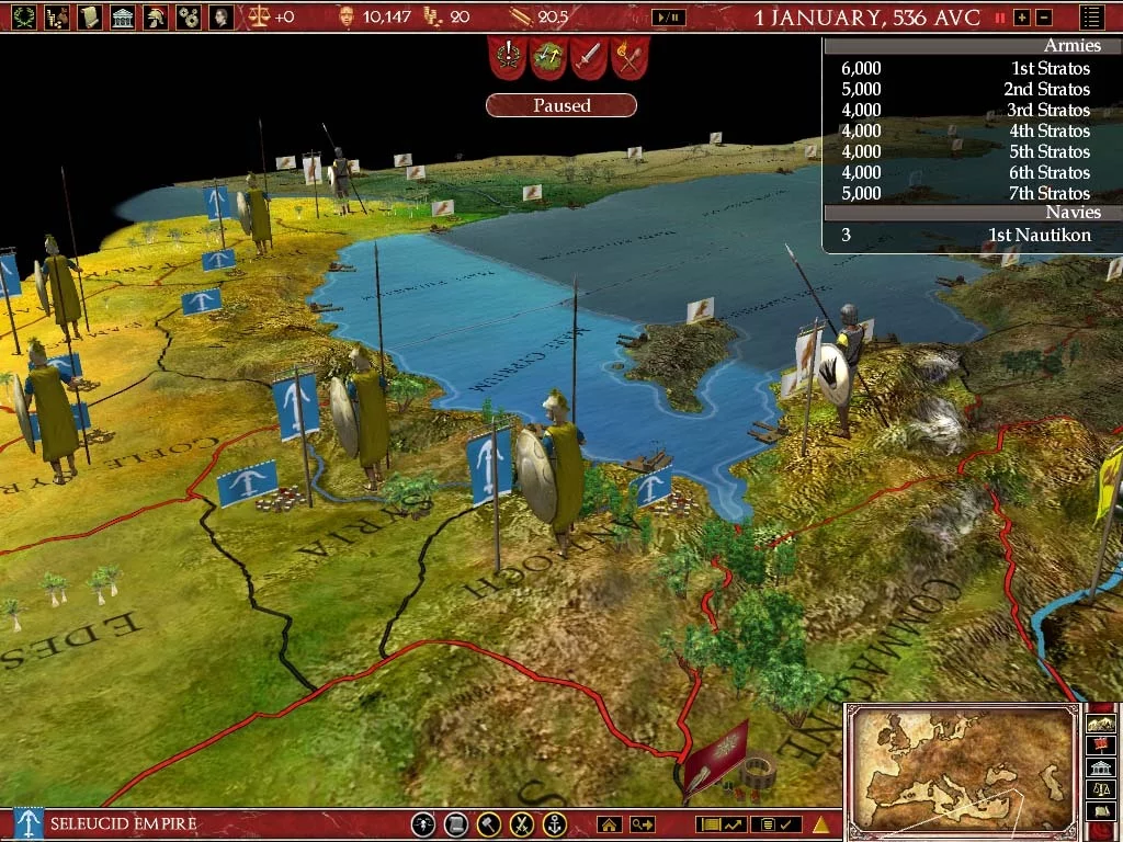 Изображение игры: Europa Universalis: Rome - Gold Edition