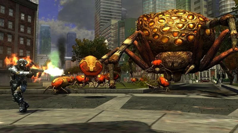 Изображение игры: Earth Defense Force: Insect Armageddon