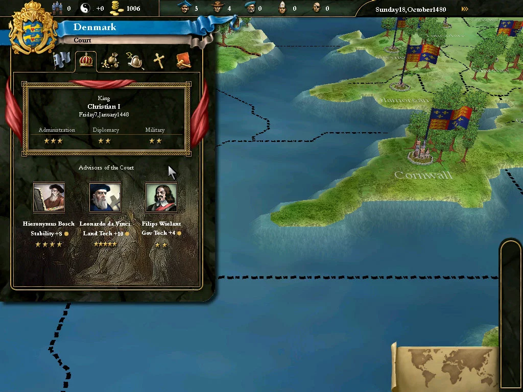 Изображение игры: Europa Universalis III Complete