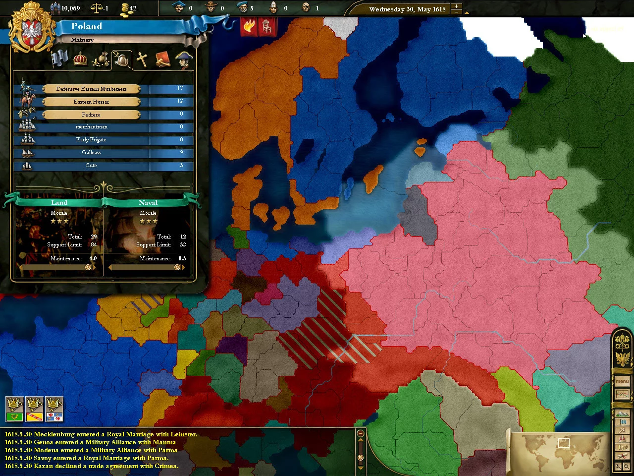 Изображение игры: Europa Universalis III Complete