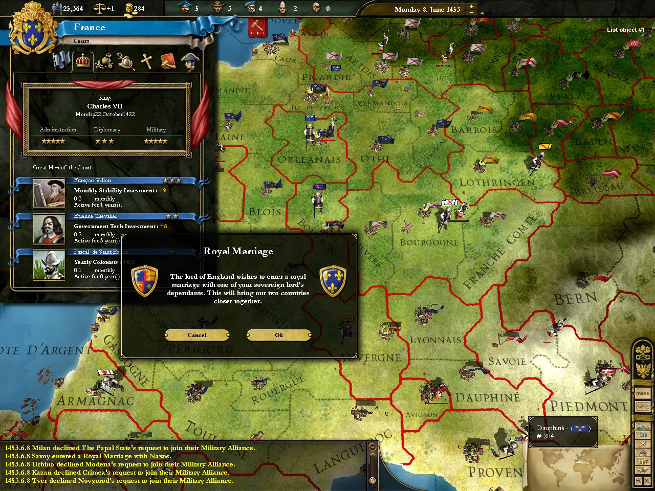 Изображение игры: Europa Universalis III Complete