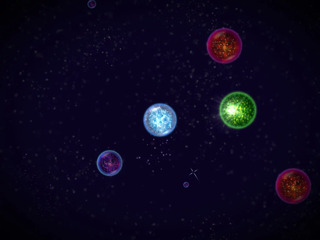 Изображение игры: Osmos