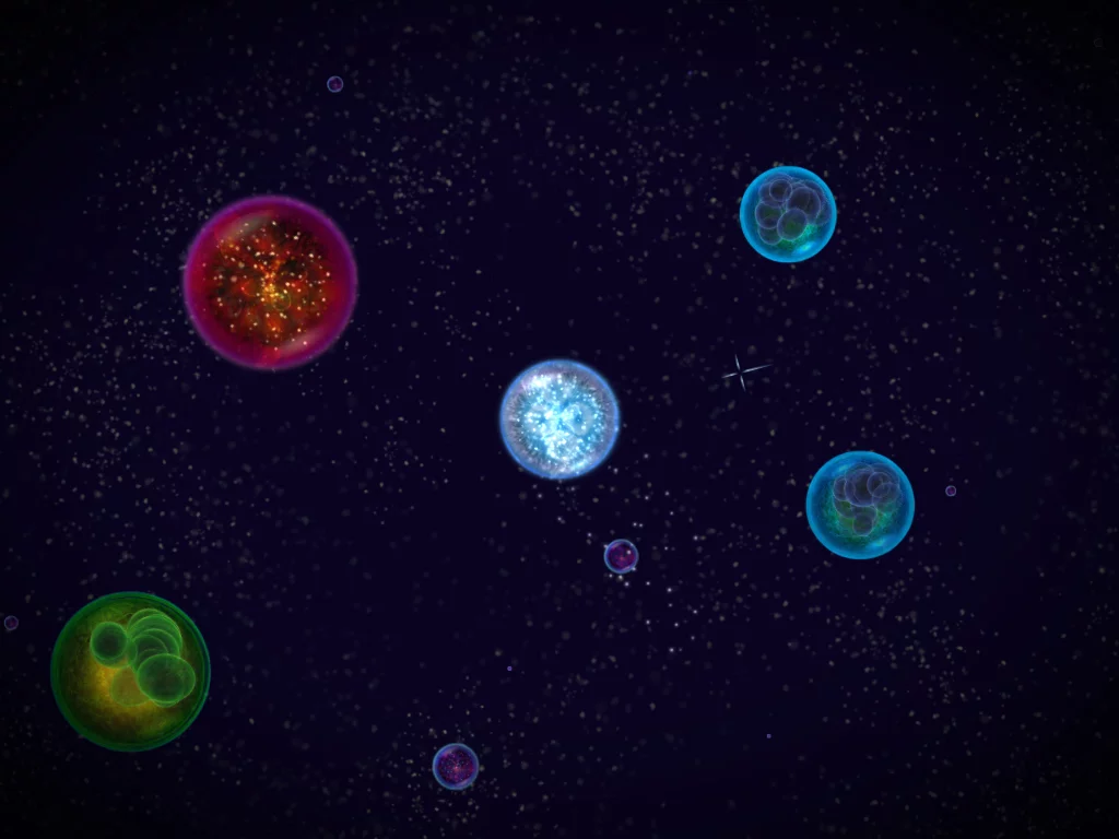 Изображение игры: Osmos