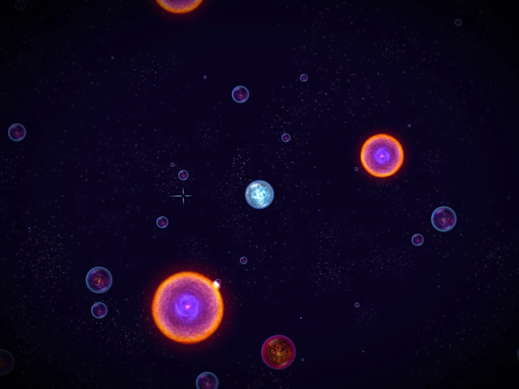 Изображение игры: Osmos