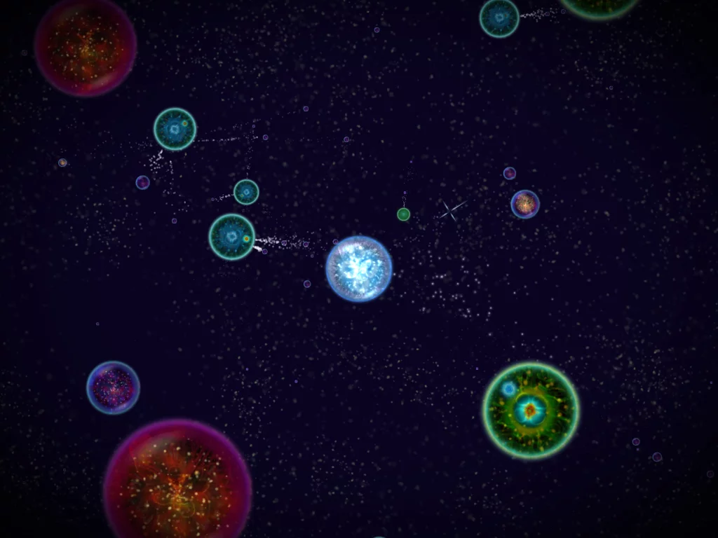 Изображение игры: Osmos