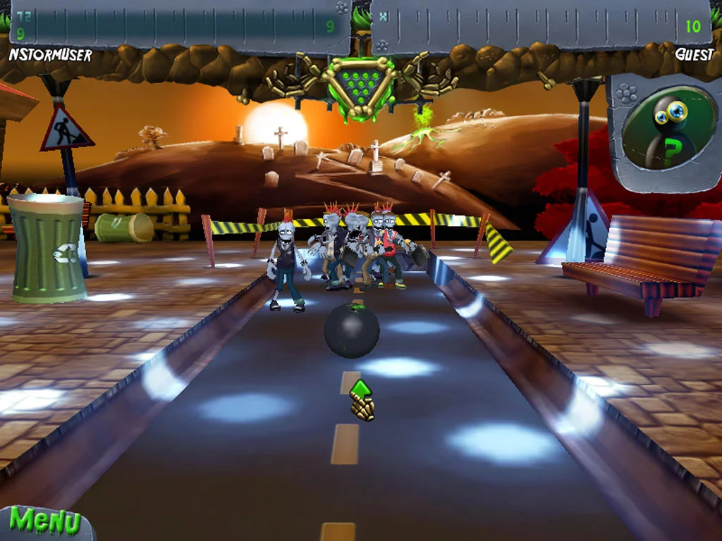 Изображение игры: Zombie Bowl-o-Rama
