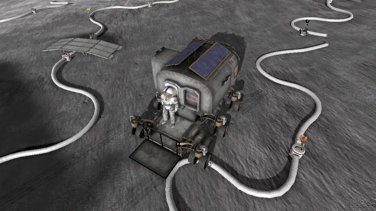 Изображение игры: Moonbase Alpha