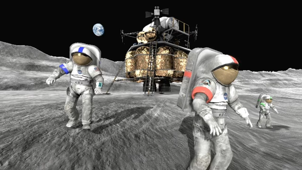 Изображение игры: Moonbase Alpha