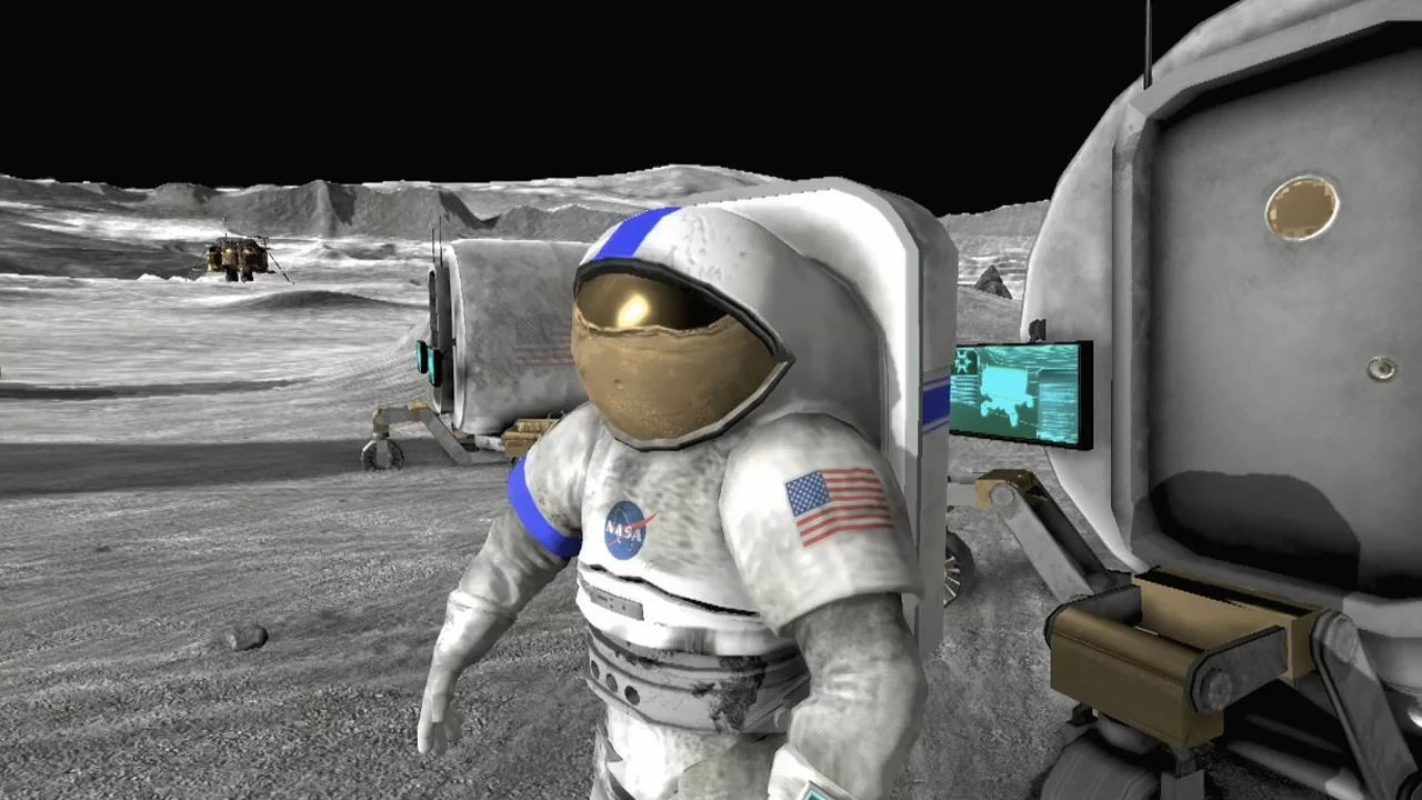 Изображение игры: Moonbase Alpha