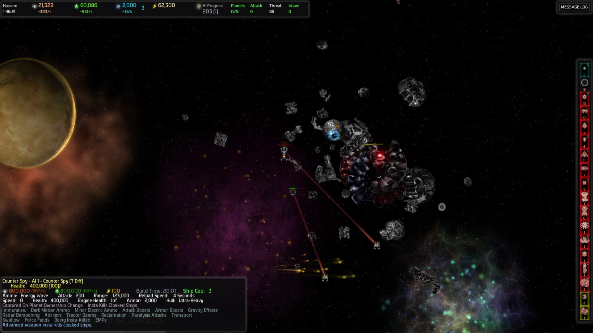 Изображение игры: AI War: Fleet Command