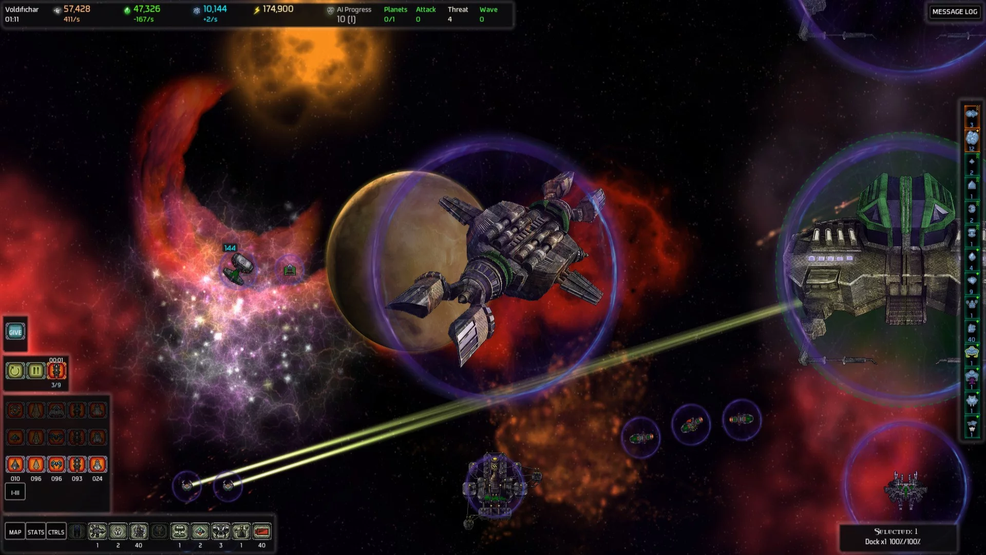Изображение игры: AI War: Fleet Command