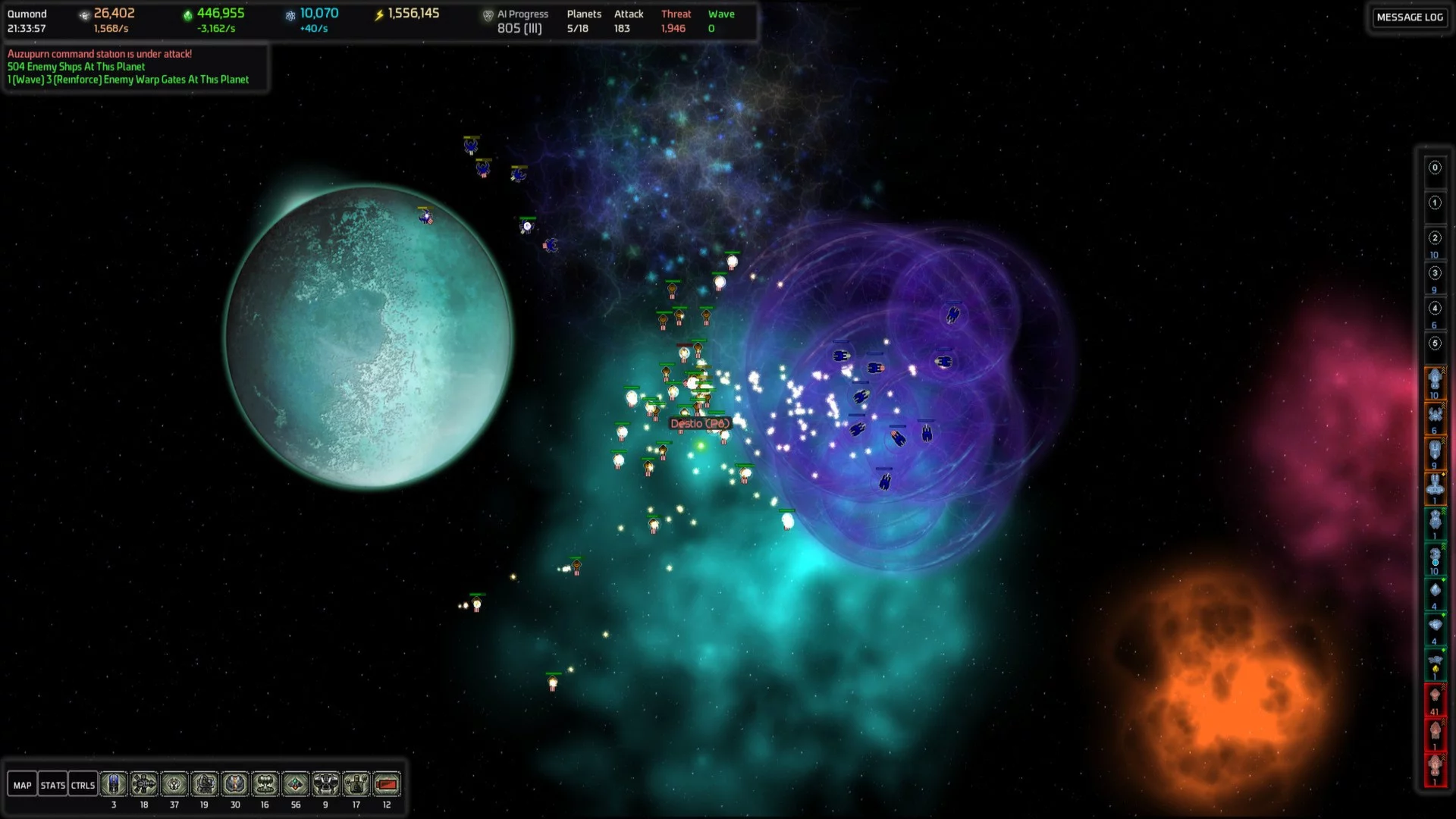 Изображение игры: AI War: Fleet Command