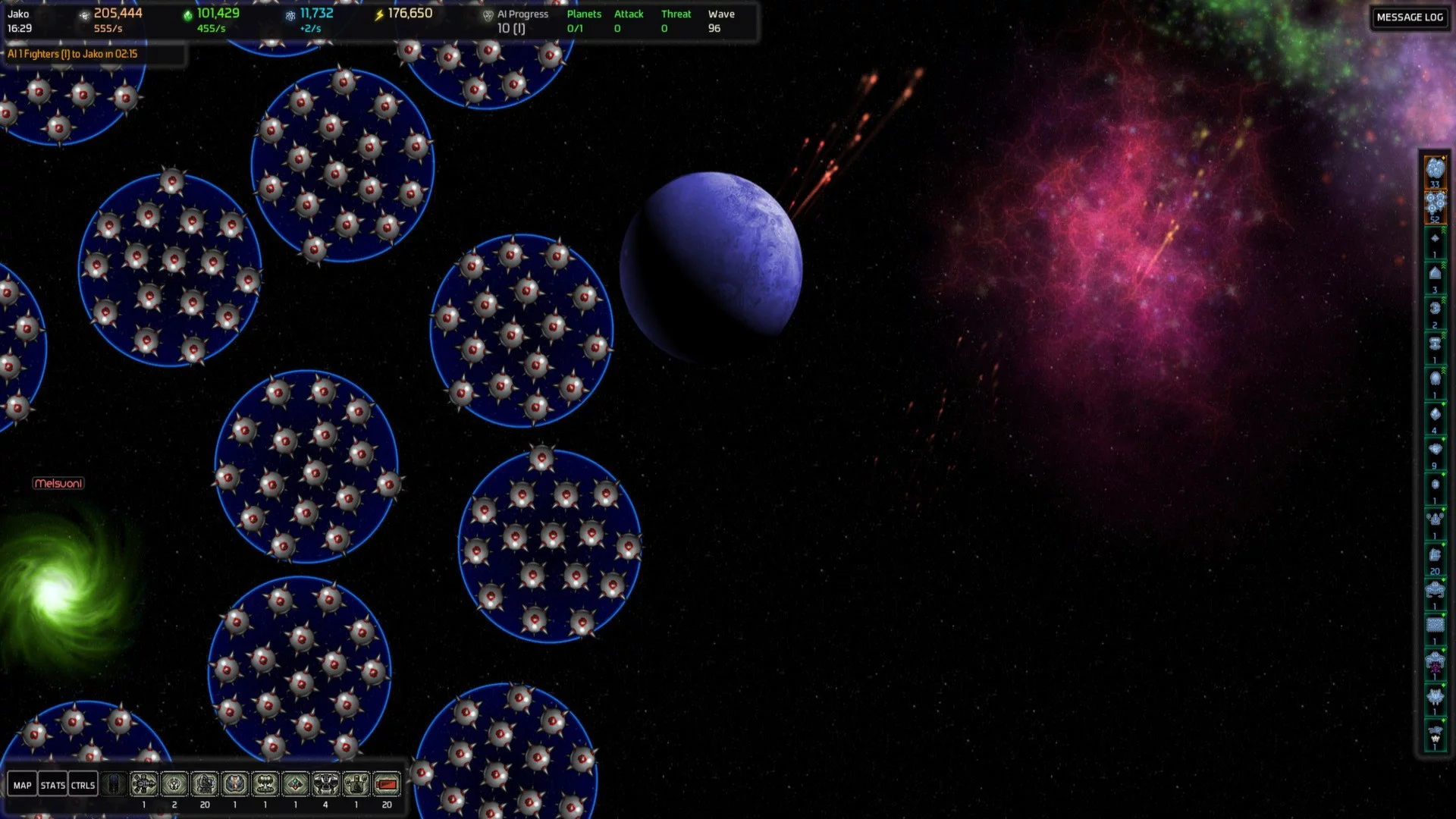 Изображение игры: AI War: Fleet Command