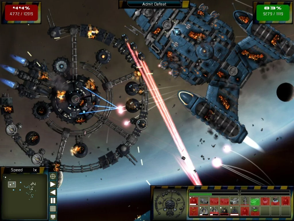 Изображение игры: Gratuitous Space Battles